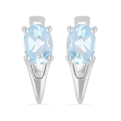BUY REAL EMERALD GEMSTONE EARRINGS IN STERLING SILVER
